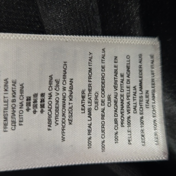 Michael Kors Lambs Leather Black Dress. Size 8 - Picture 16 of 16